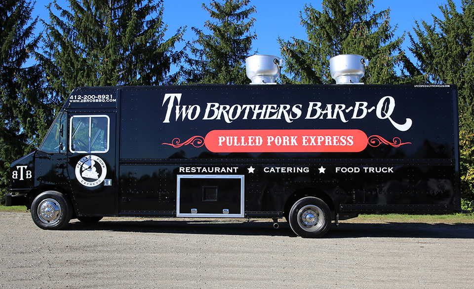 Two Brothers Bar-B-Q Food Truck Pulled Pork Express
